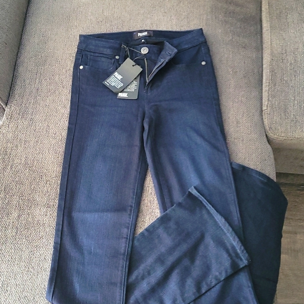 Dark denim jeans, Paige